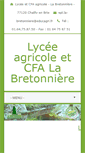 Mobile Screenshot of labretonniere.fr